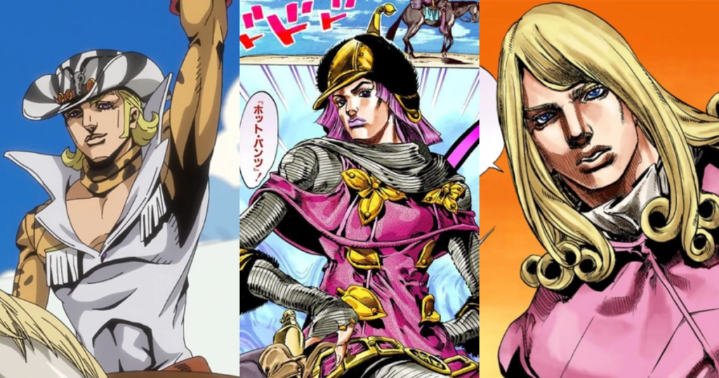 novos personagens de steel ball run
