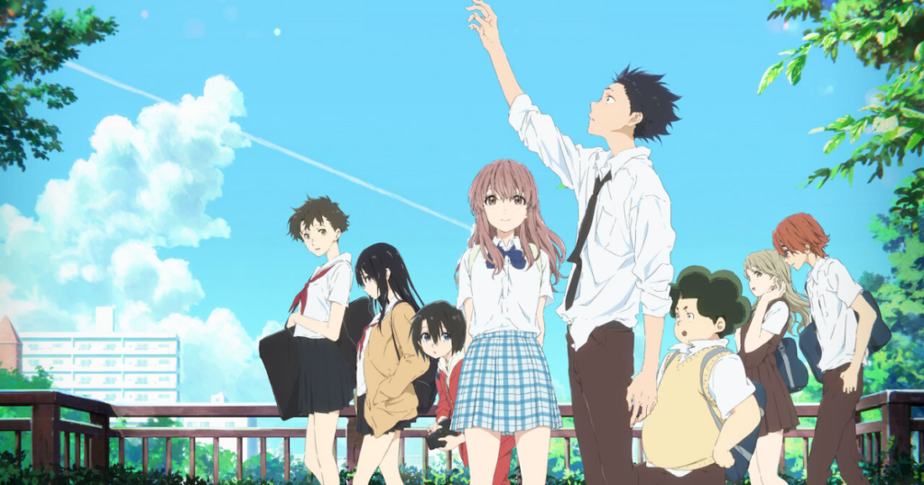 animes de romance: a silent voice
