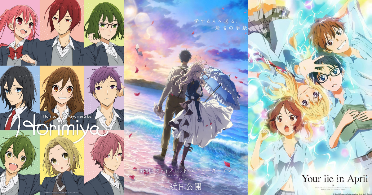 12 Animes de Romance para Quem Ama o Gênero