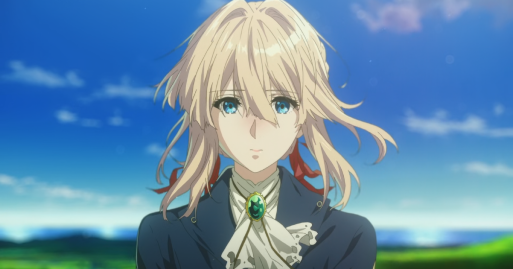 animes de romance: violet evergarden